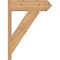 Ekena Millwork Traditional Smooth Arts and Crafts Outlooker, Western Red Cedar, 7 1/2"W x 24"D x 32"H OUT08X24X32TRA03SWR - alternate 2